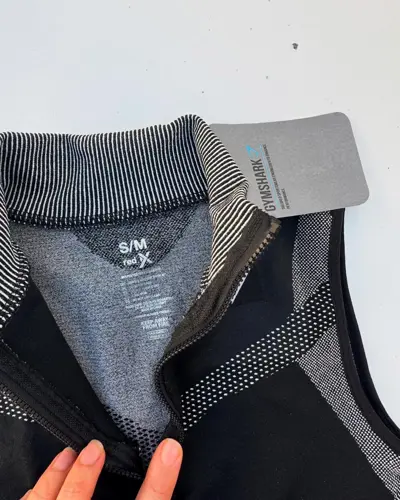 کراپ زیپدار Gymshark